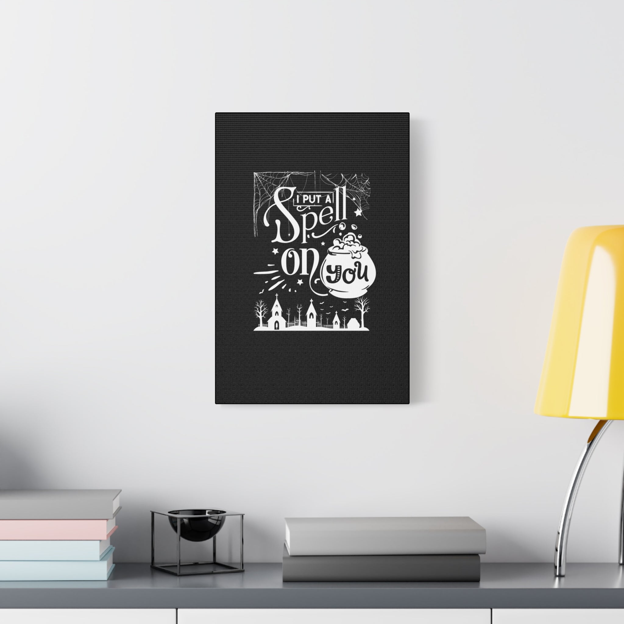 I Put a Spell on You Halloween Matte Canvas - Spooky Chic Wall Art - Perfect Fall Home Decor