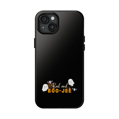 Bad and Boo jee Halloween Phone Case | Trendy &amp; Protective Case for Spooky Season Lovers