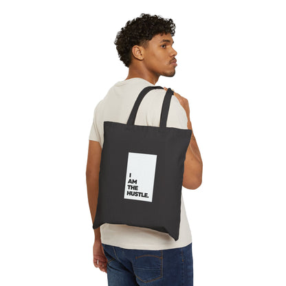 I Am The Hustle Cotton Canvas Tote Bag