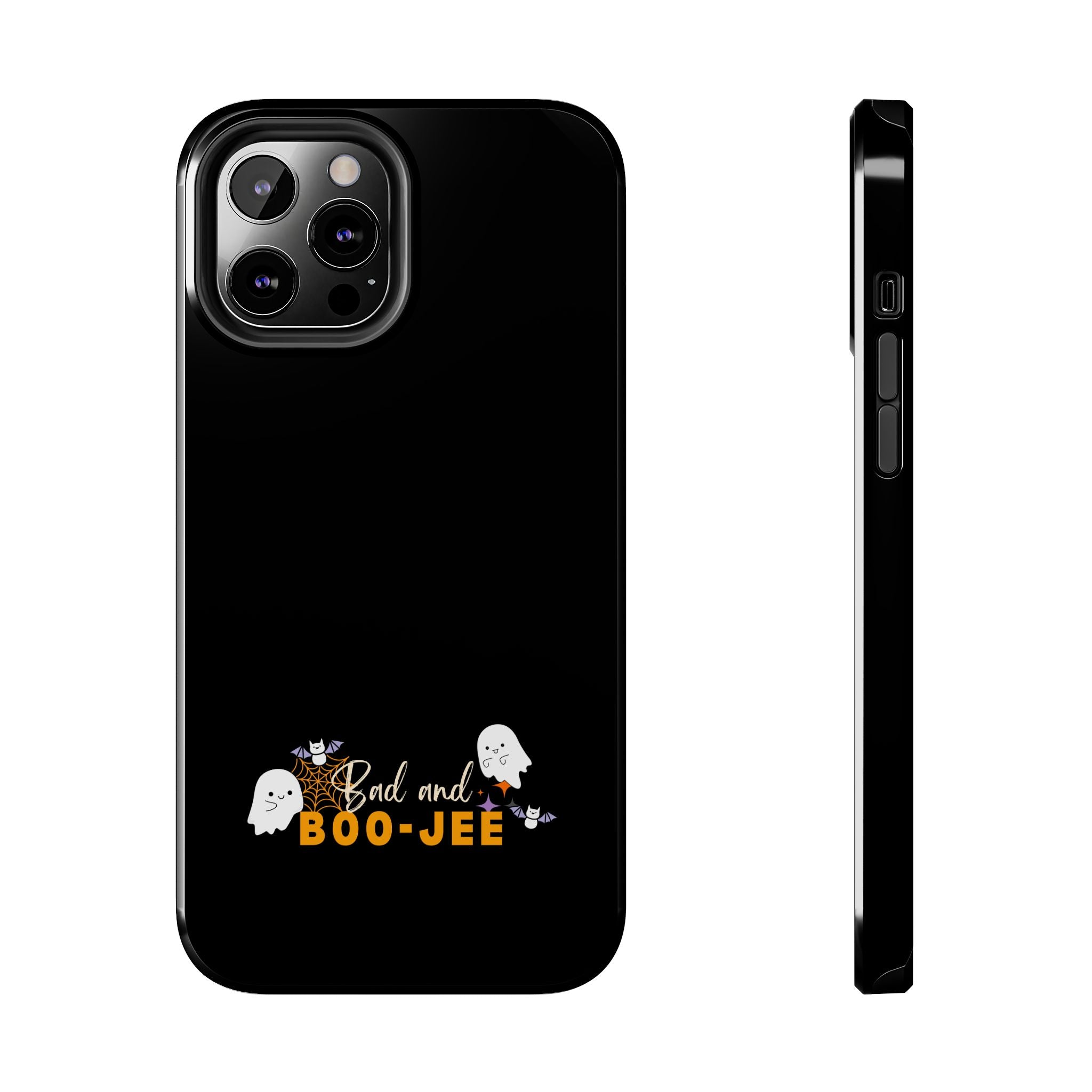 Bad and Boo jee Halloween Phone Case | Trendy &amp; Protective Case for Spooky Season Lovers