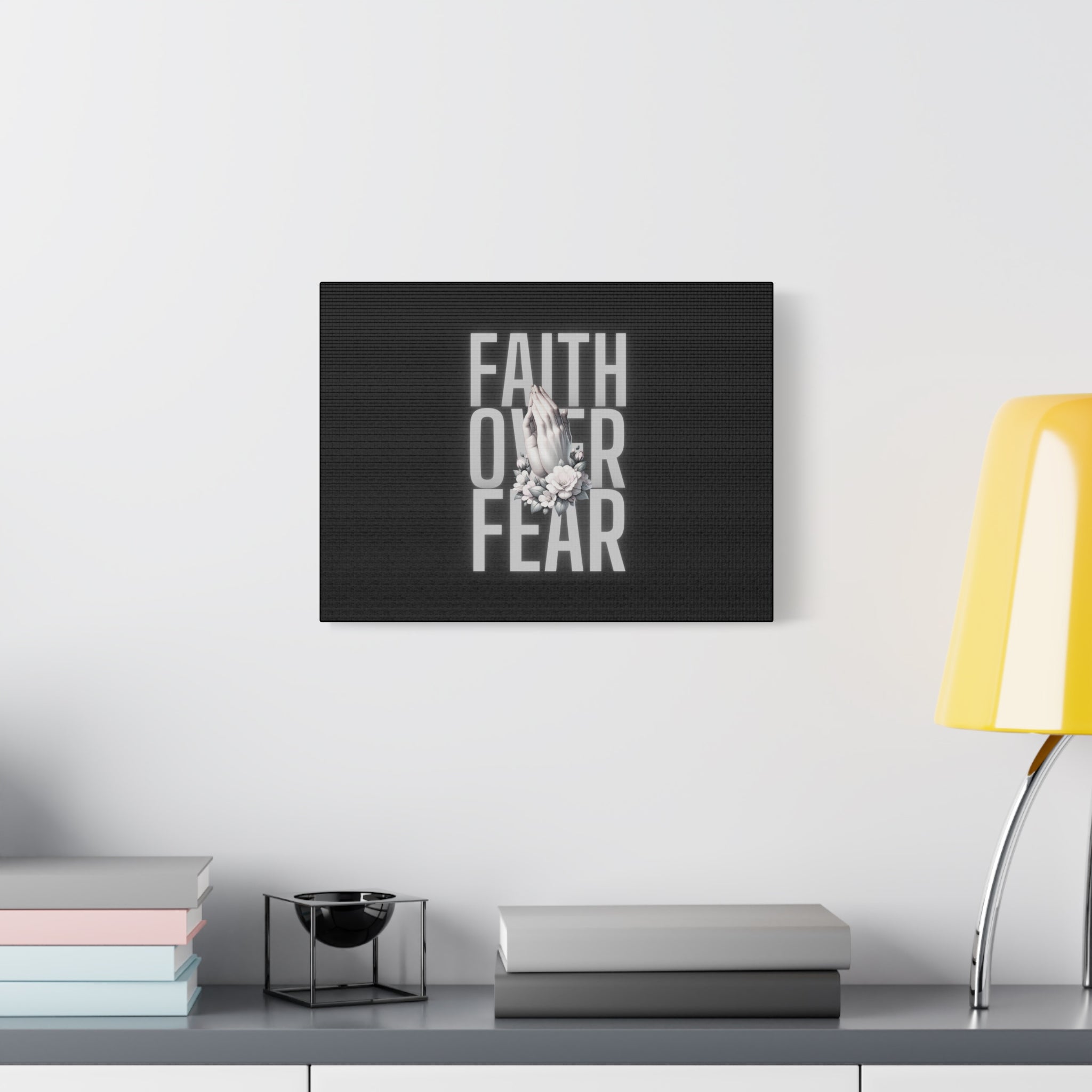 Faith over Fear Matte Canvas 1.25 in