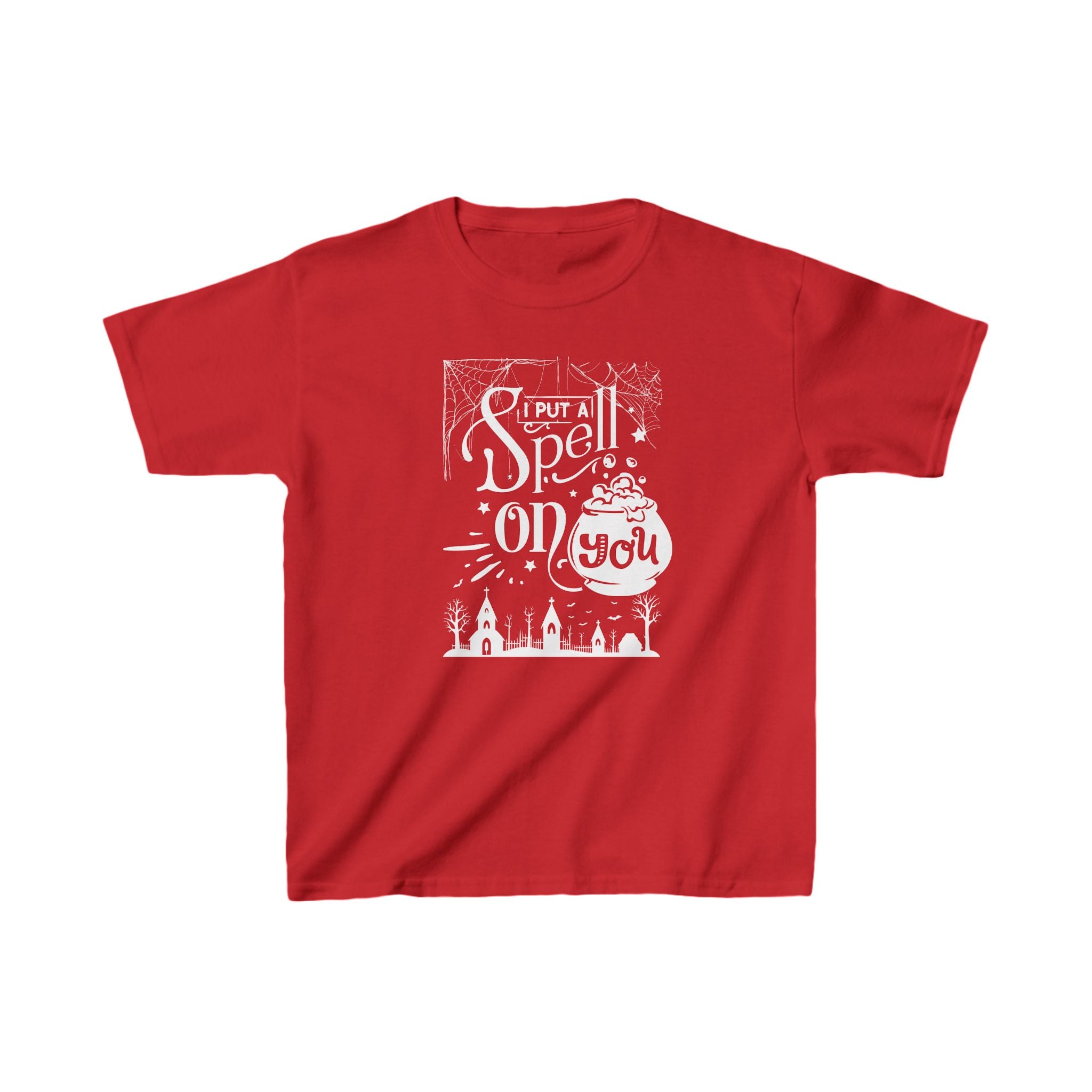 I Put a Spell on You Halloween Kids Shirt | Spooky &amp; Fun Kids Halloween Apparel