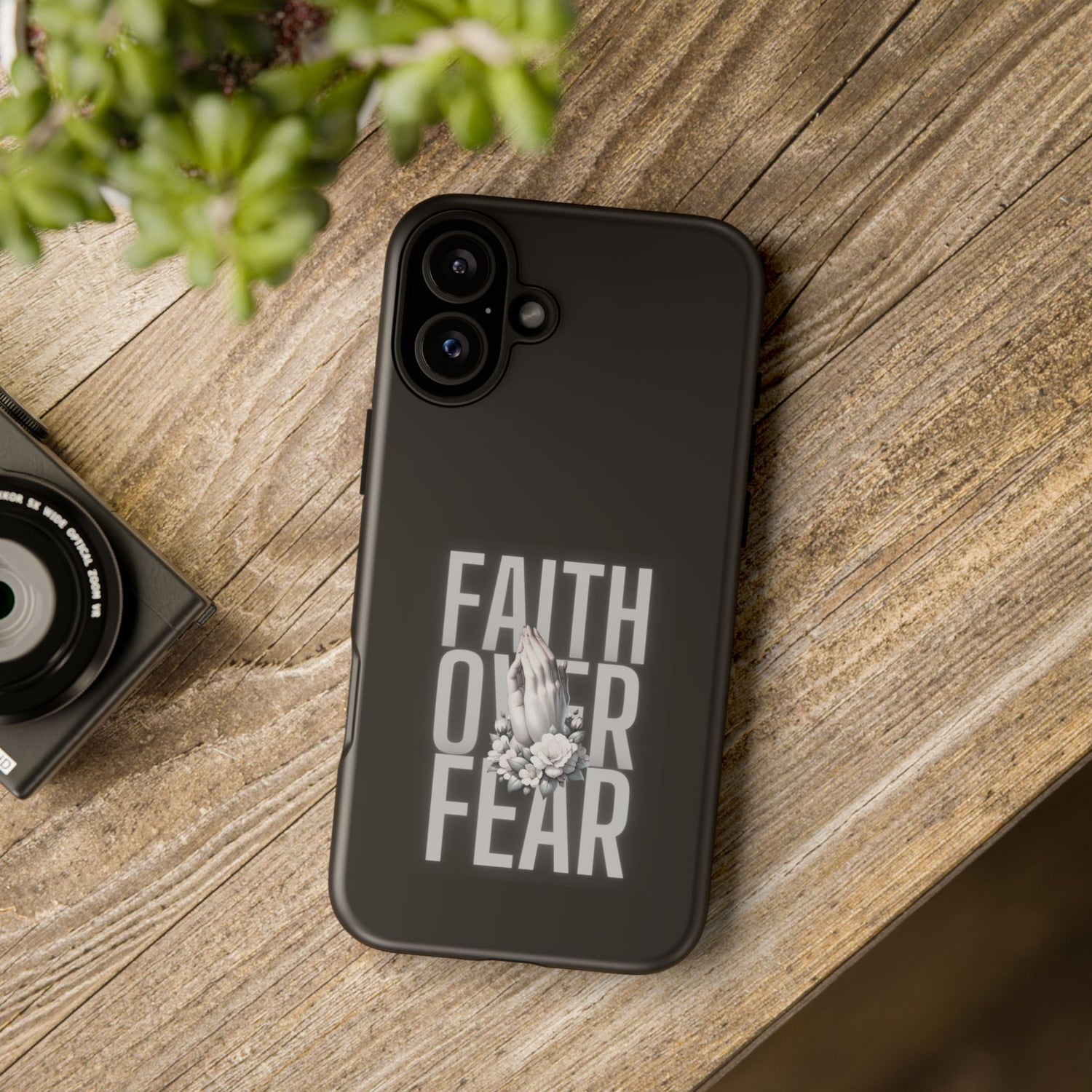 Faith over Fear Tough Phone Case