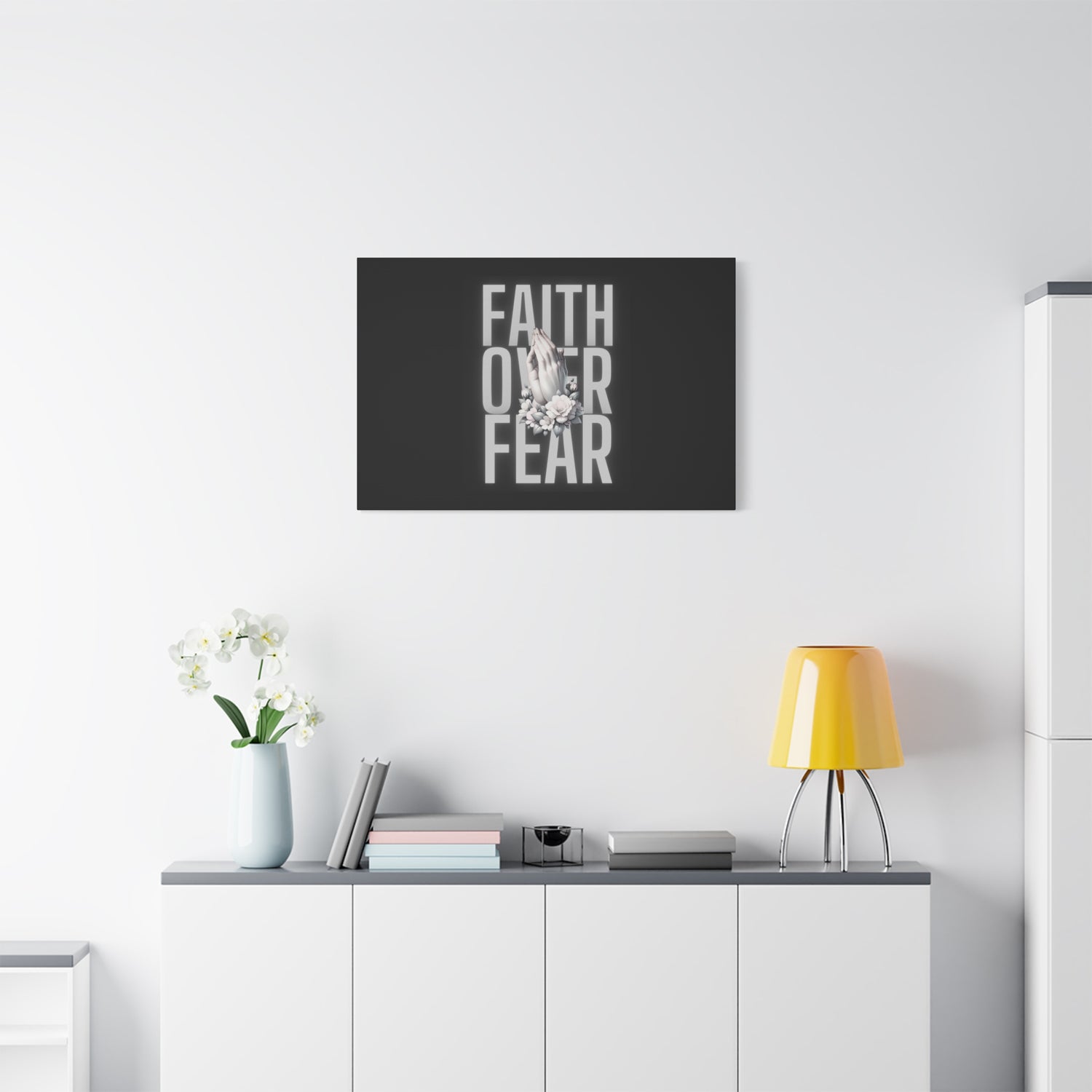 Faith over Fear Matte Canvas 1.25 in