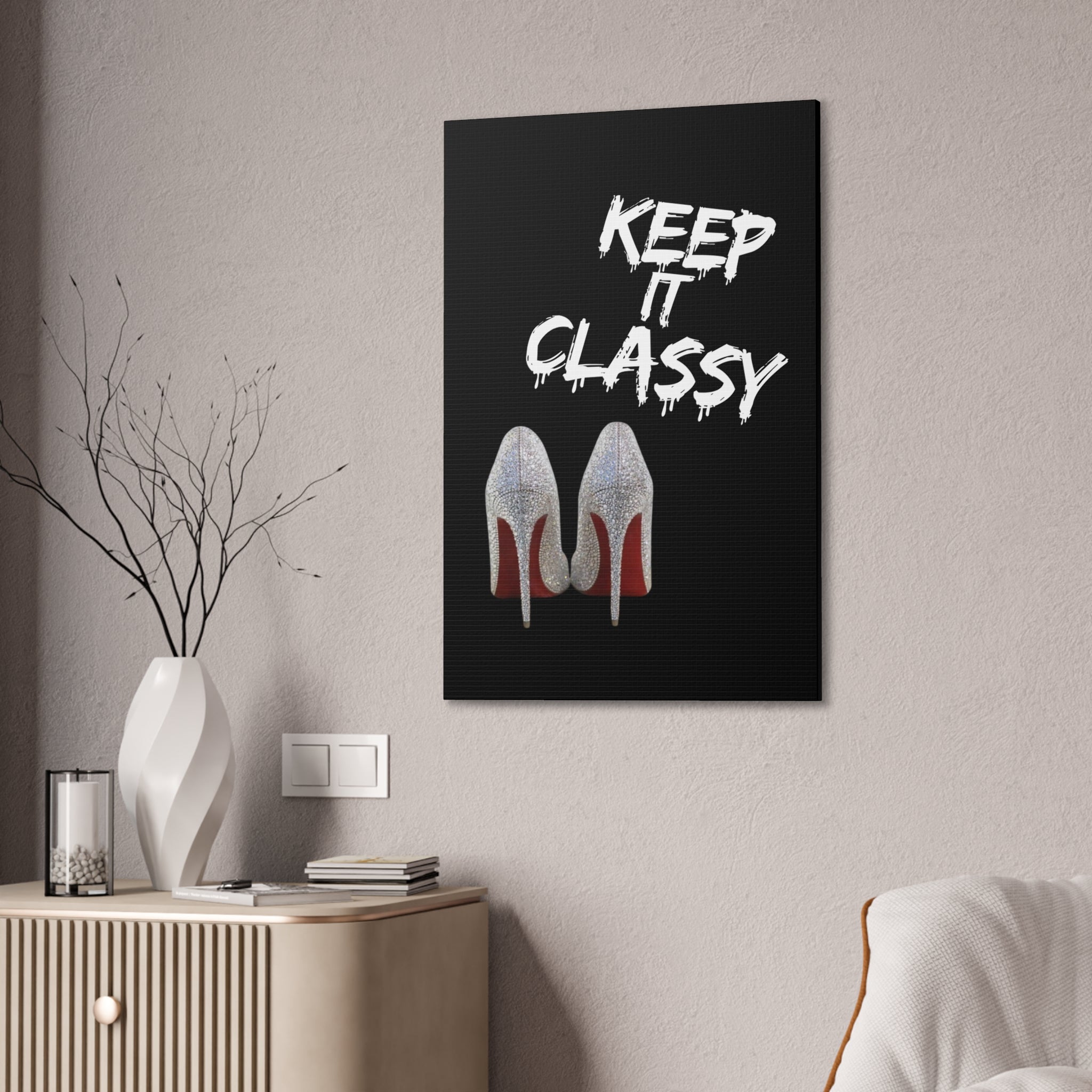 Keep It Classy High Heels Home Decor Wall Art