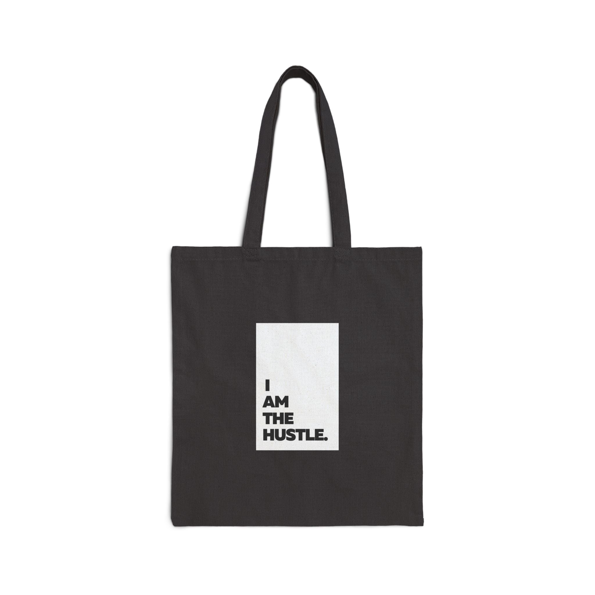 I Am The Hustle Cotton Canvas Tote Bag