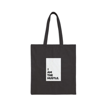 I Am The Hustle Cotton Canvas Tote Bag