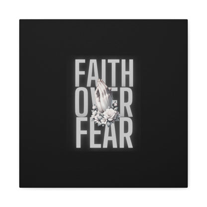 Faith over Fear Matte Canvas 1.25 in