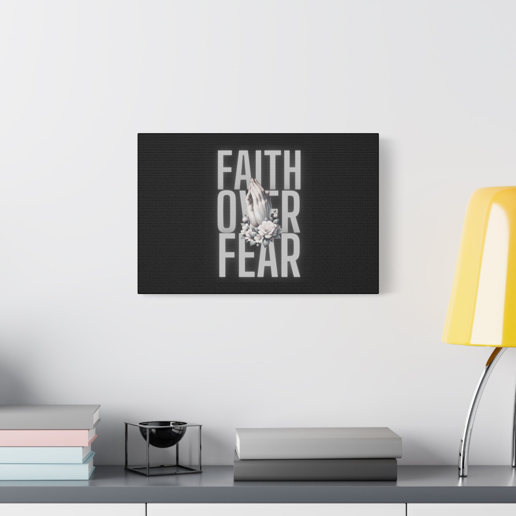 Faith over Fear Matte Canvas 1.25 in