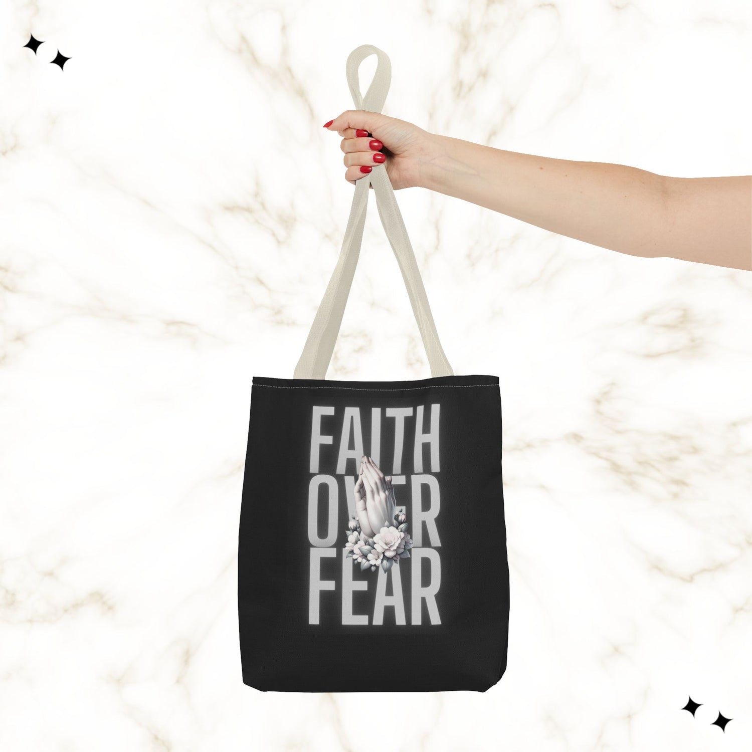 Faith Over Fear Tote Bag