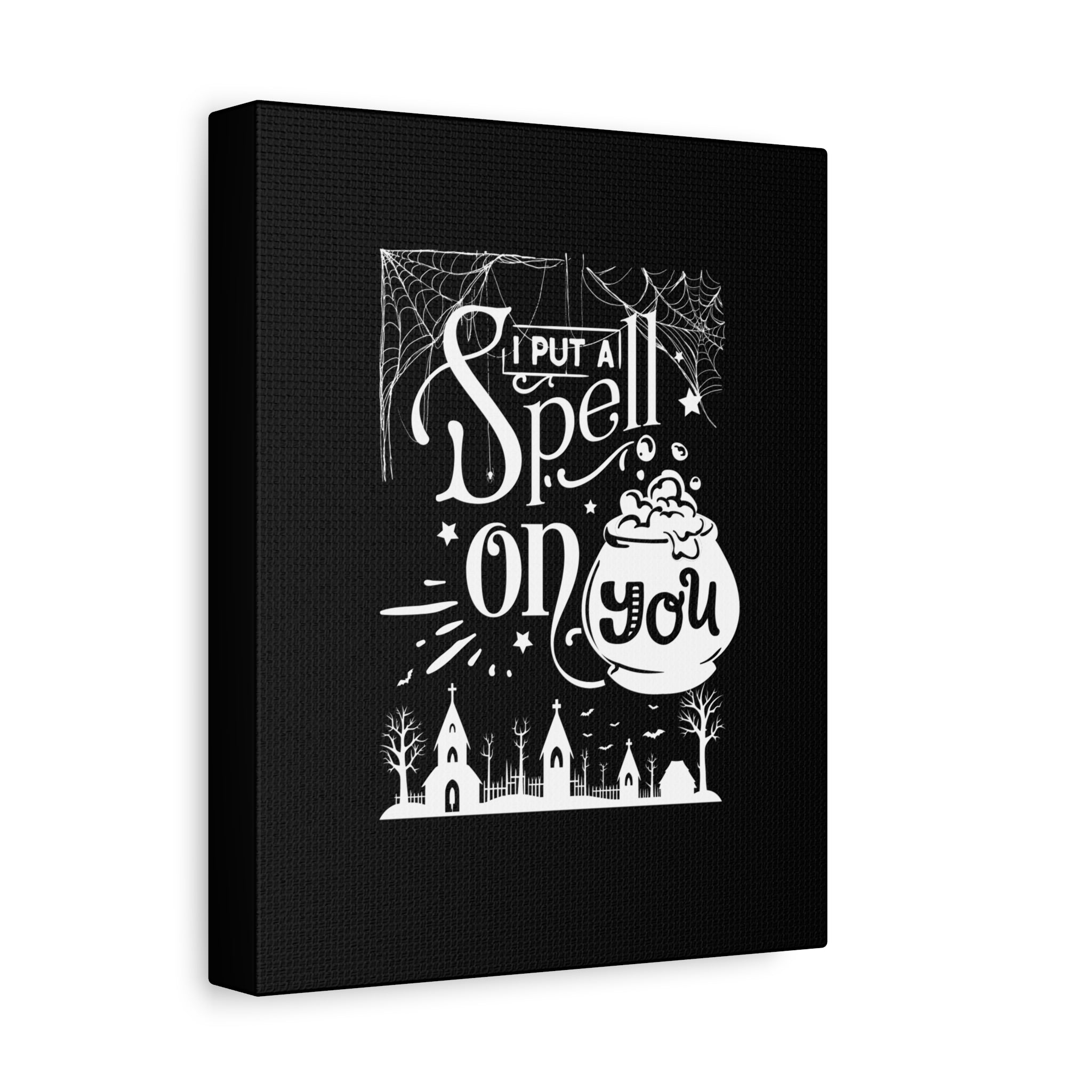 I Put a Spell on You Halloween Matte Canvas - Spooky Chic Wall Art - Perfect Fall Home Decor