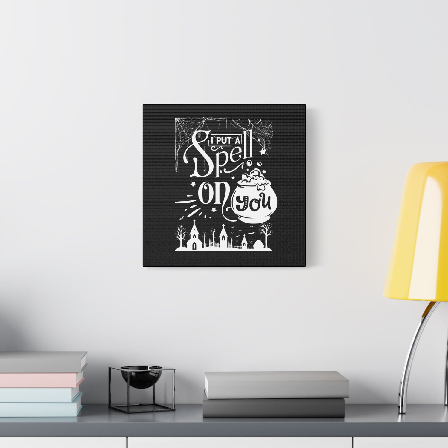 I Put a Spell on You Halloween Matte Canvas - Spooky Chic Wall Art - Perfect Fall Home Decor