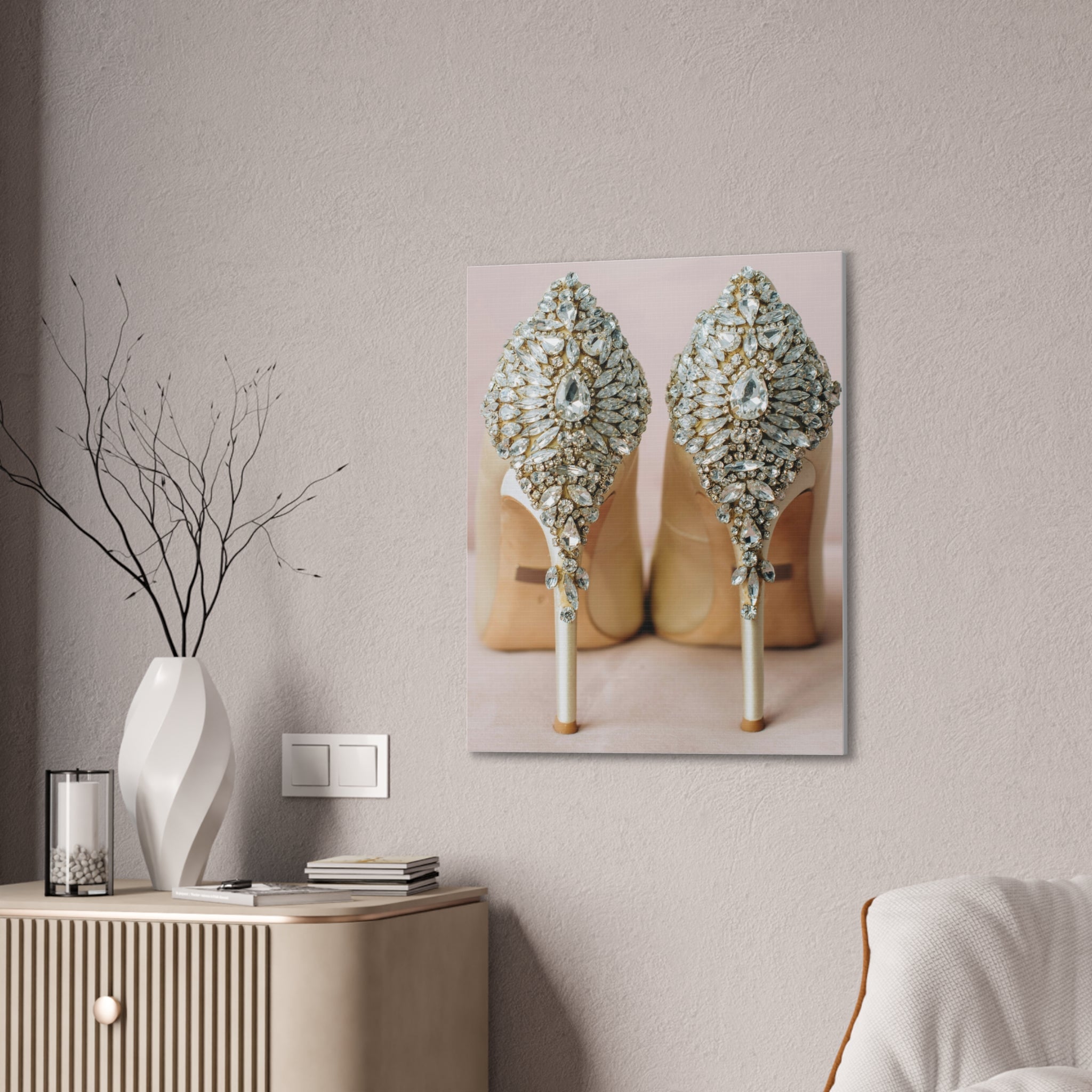 Elegant High Heel Canvas Art