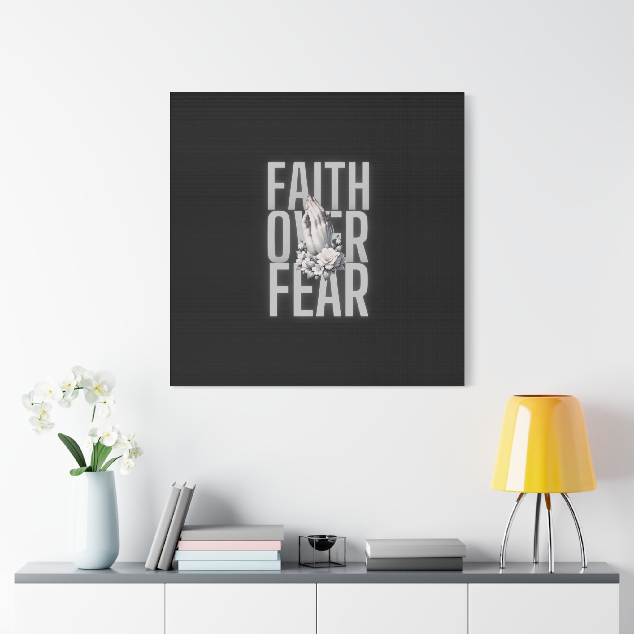 Faith over Fear Matte Canvas 1.25 in