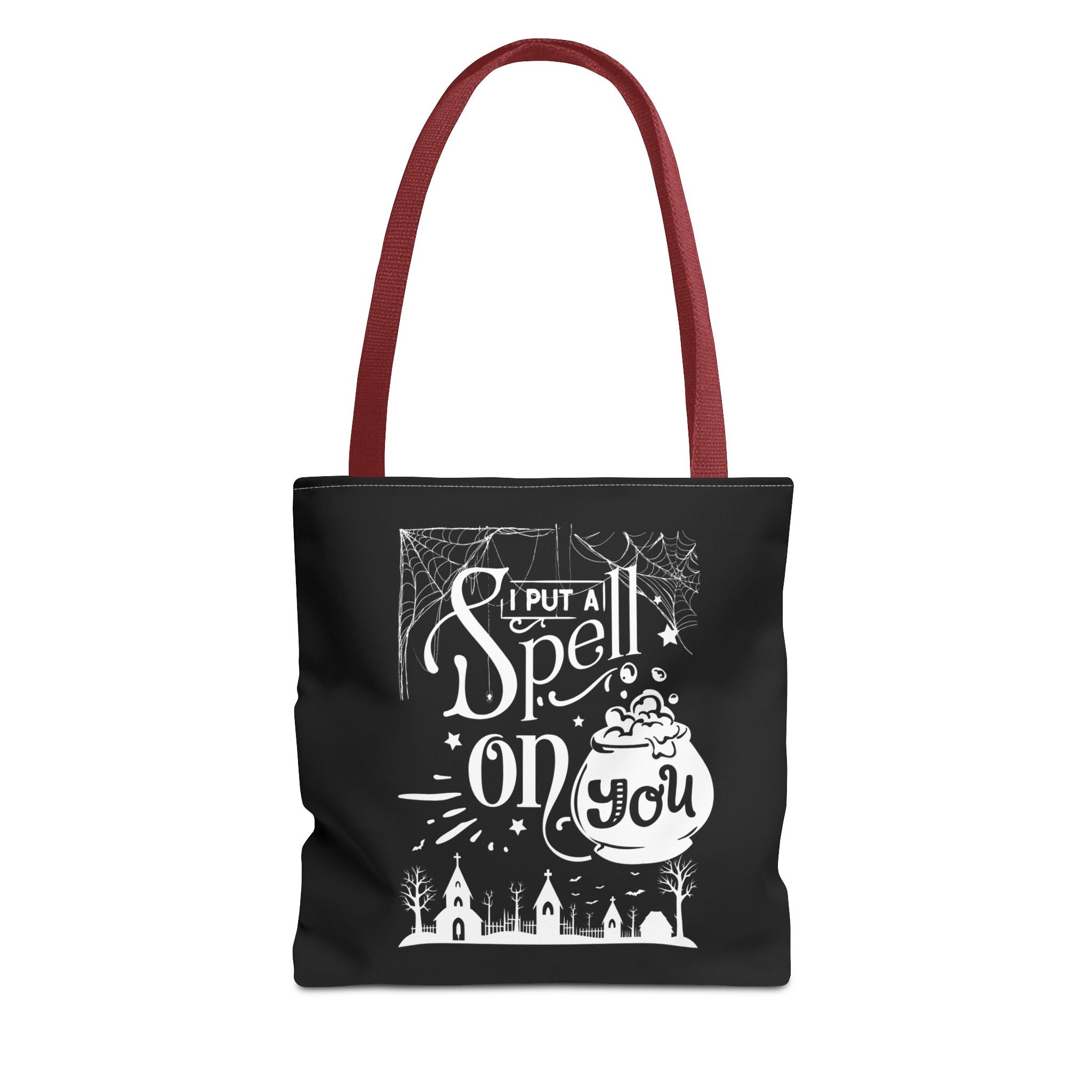 I Put a Spell on You Halloween Tote Bag - Spooky Chic Reusable Bag - Perfect Fall Accessory