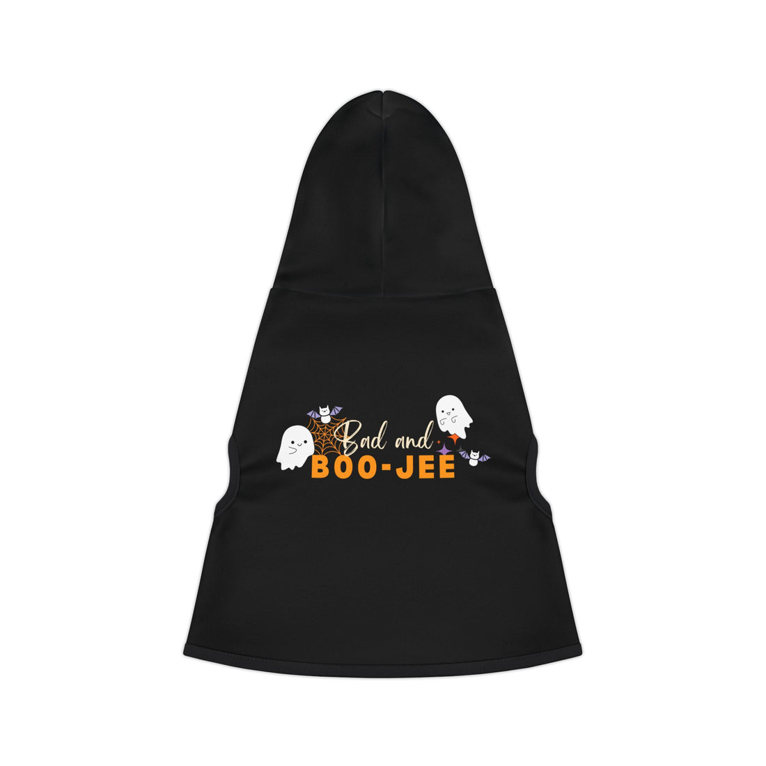 Bad and Boo jee Halloween Pet Hoodie | Cozy &amp; Trendy Hoodie for Spooky Pets