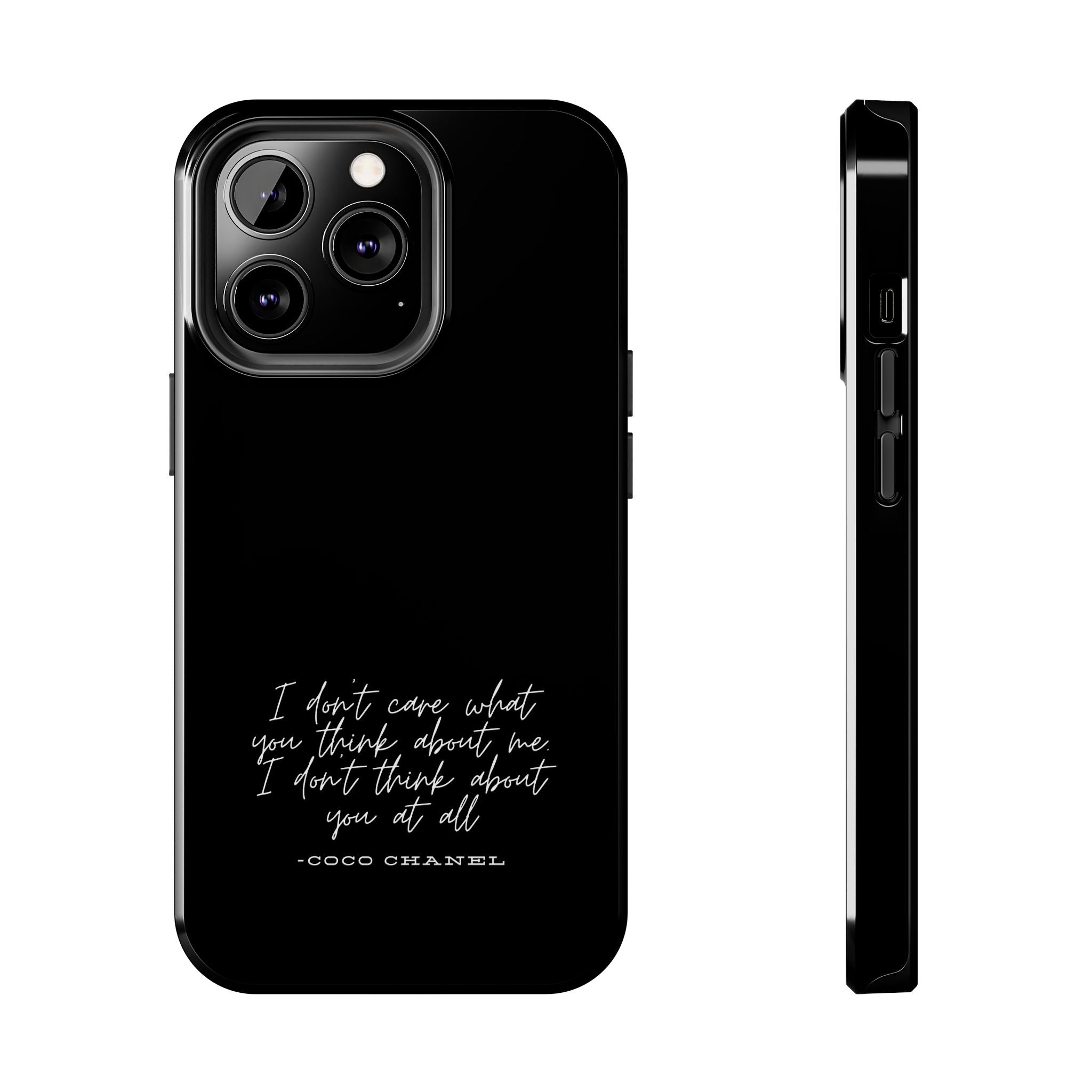 Chic Phone Cases, Fashionable Coco Chanel Quote Phone Case, Luxury Gift for Her, Designer Quote Phone Cover, Stylish Mobile Accessory