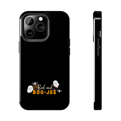 Bad and Boo jee Halloween Phone Case | Trendy &amp; Protective Case for Spooky Season Lovers