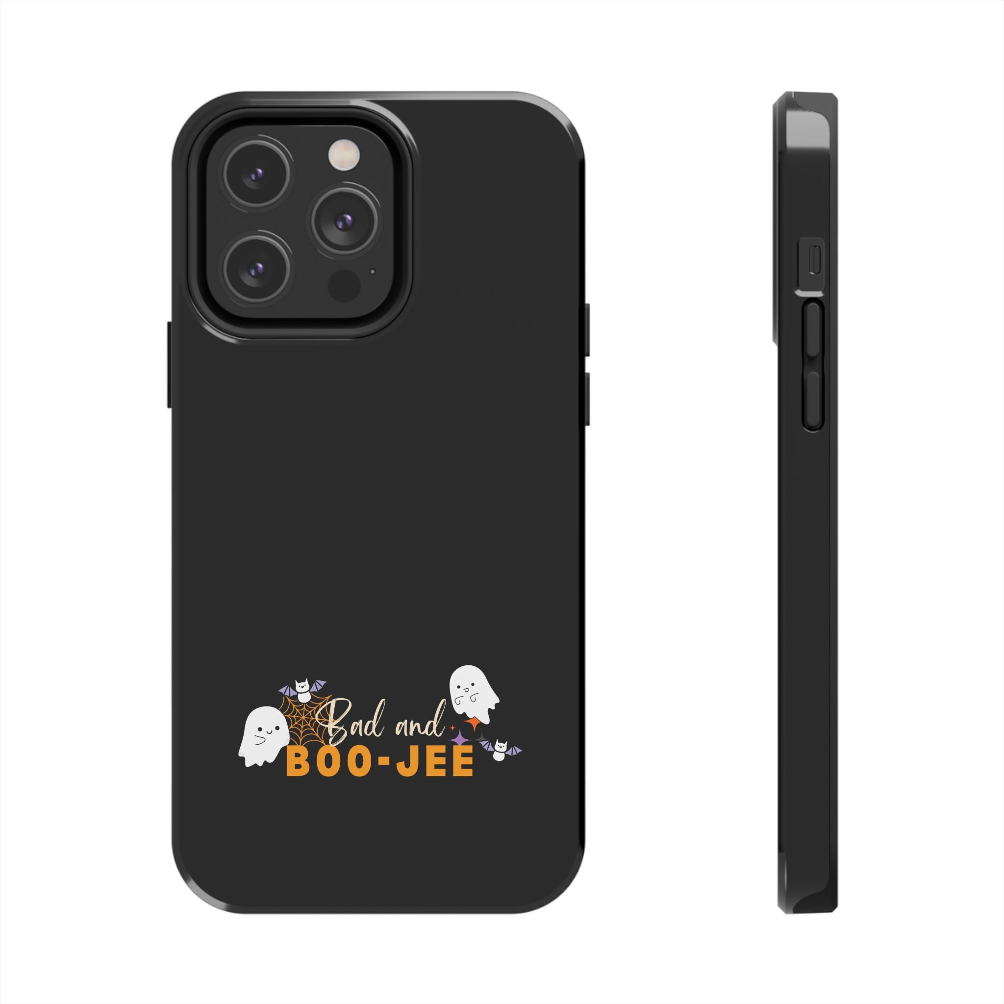 Bad and Boo jee Halloween Phone Case | Trendy &amp; Protective Case for Spooky Season Lovers