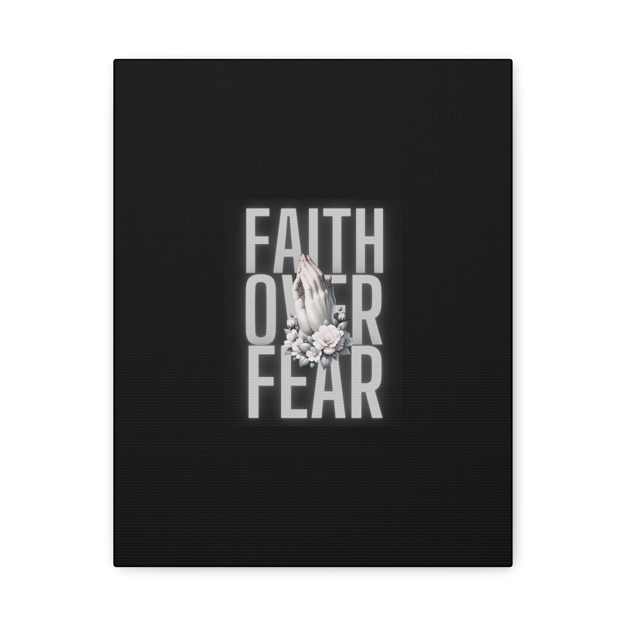 Faith over Fear Matte Canvas 1.25 in