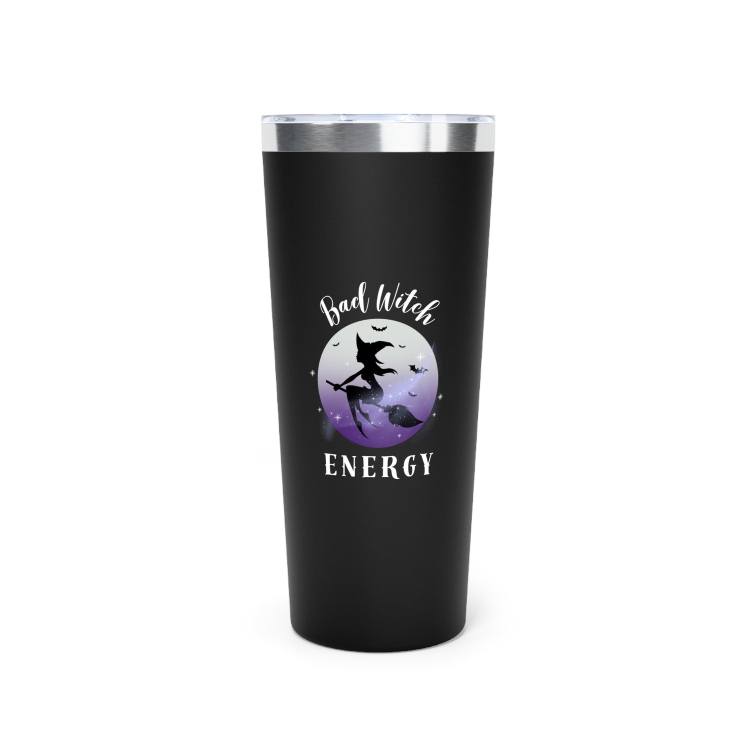 Bad Witch Energy Copper Vacuum Insulated Tumbler | Trendy Spooky Season Cup for Witchy Sips