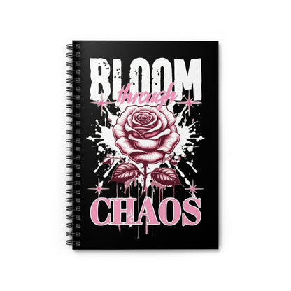 Bloom Through Chaos Motivational Journal