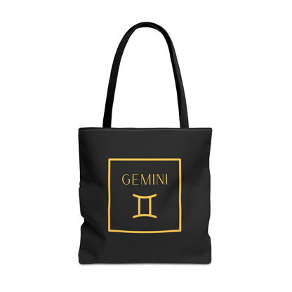 Gemini Zodiac Sign Tote Bag