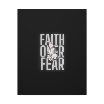 Faith over Fear Matte Canvas 1.25 in