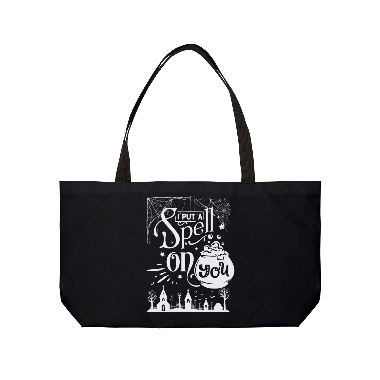 I Put a Spell on You Halloween Weekender Tote Bag - Spooky Chic Travel Bag - Perfect Fall Getaway Accessory