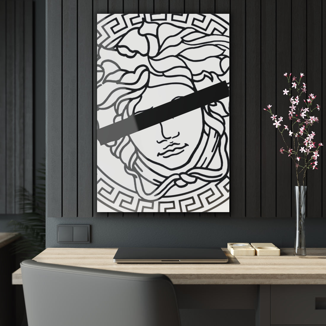 Medusa Head Acrylic Print Luxury Wall Art