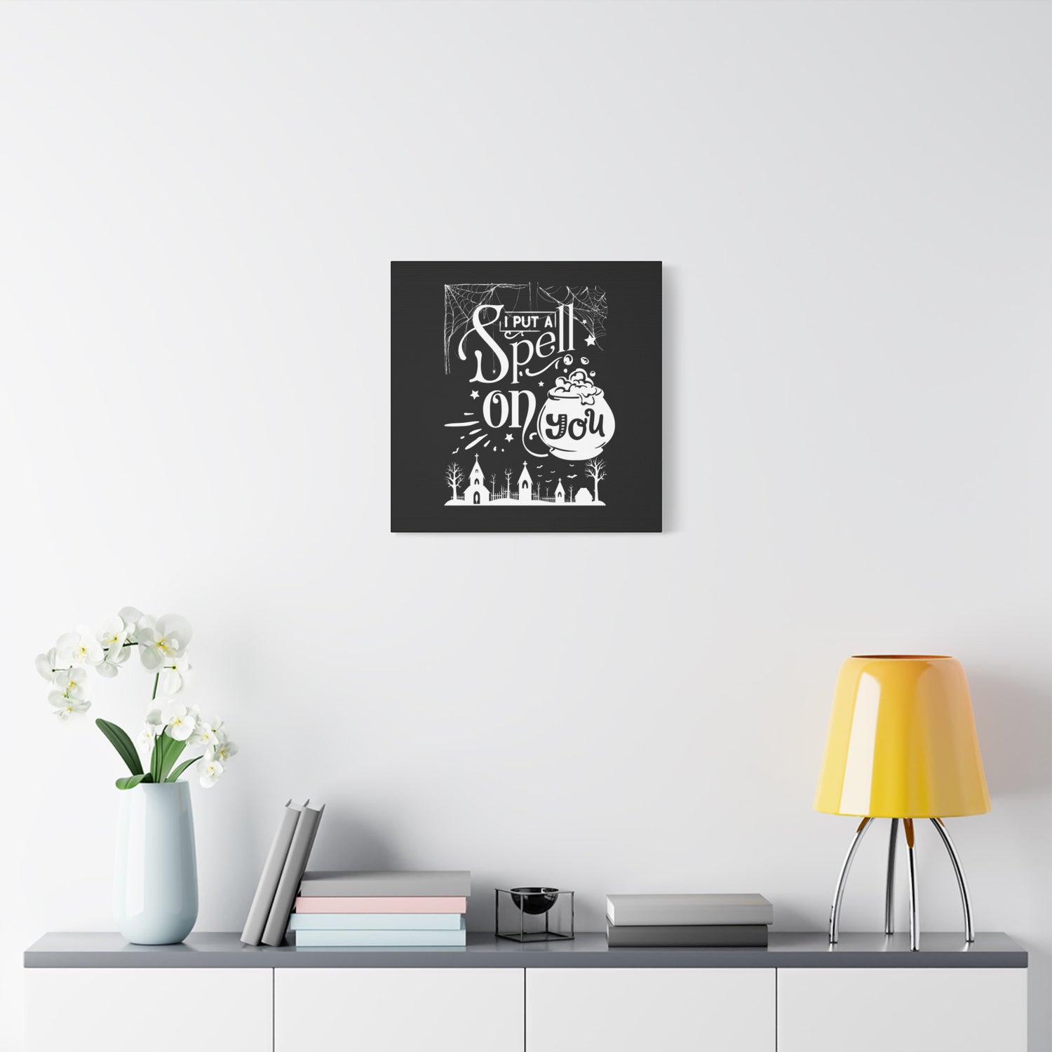 I Put a Spell on You Halloween Matte Canvas - Spooky Chic Wall Art - Perfect Fall Home Decor