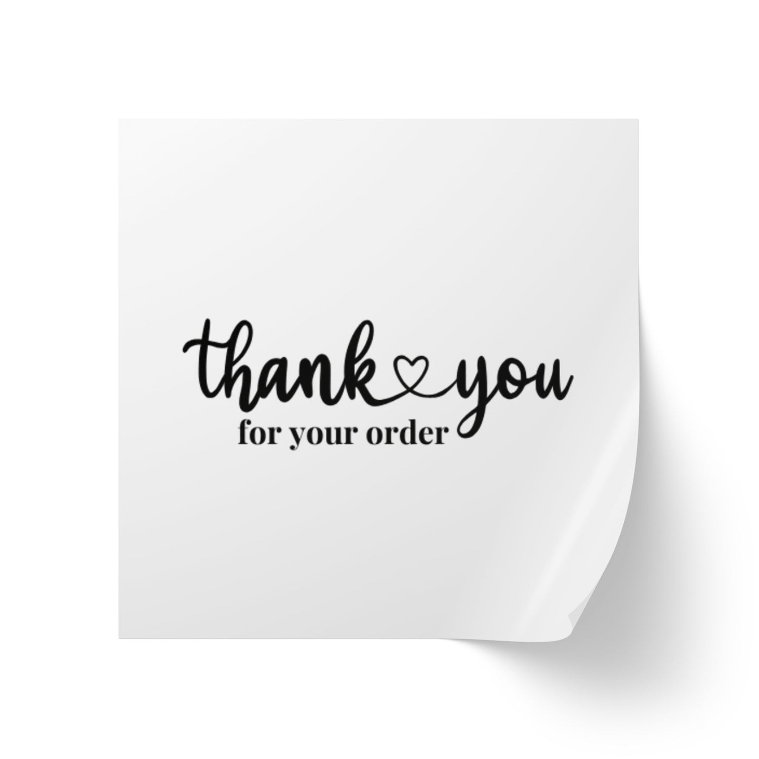 Thank You for Your Order Sticker Roll Set 50 100 or 250 Piece Sticker Ideal for Business Packaging and Orders Premium Thank You Labels