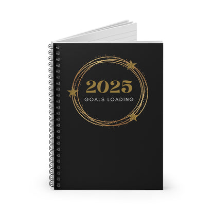 2025 Goals Spiral Notebook Ruled Line