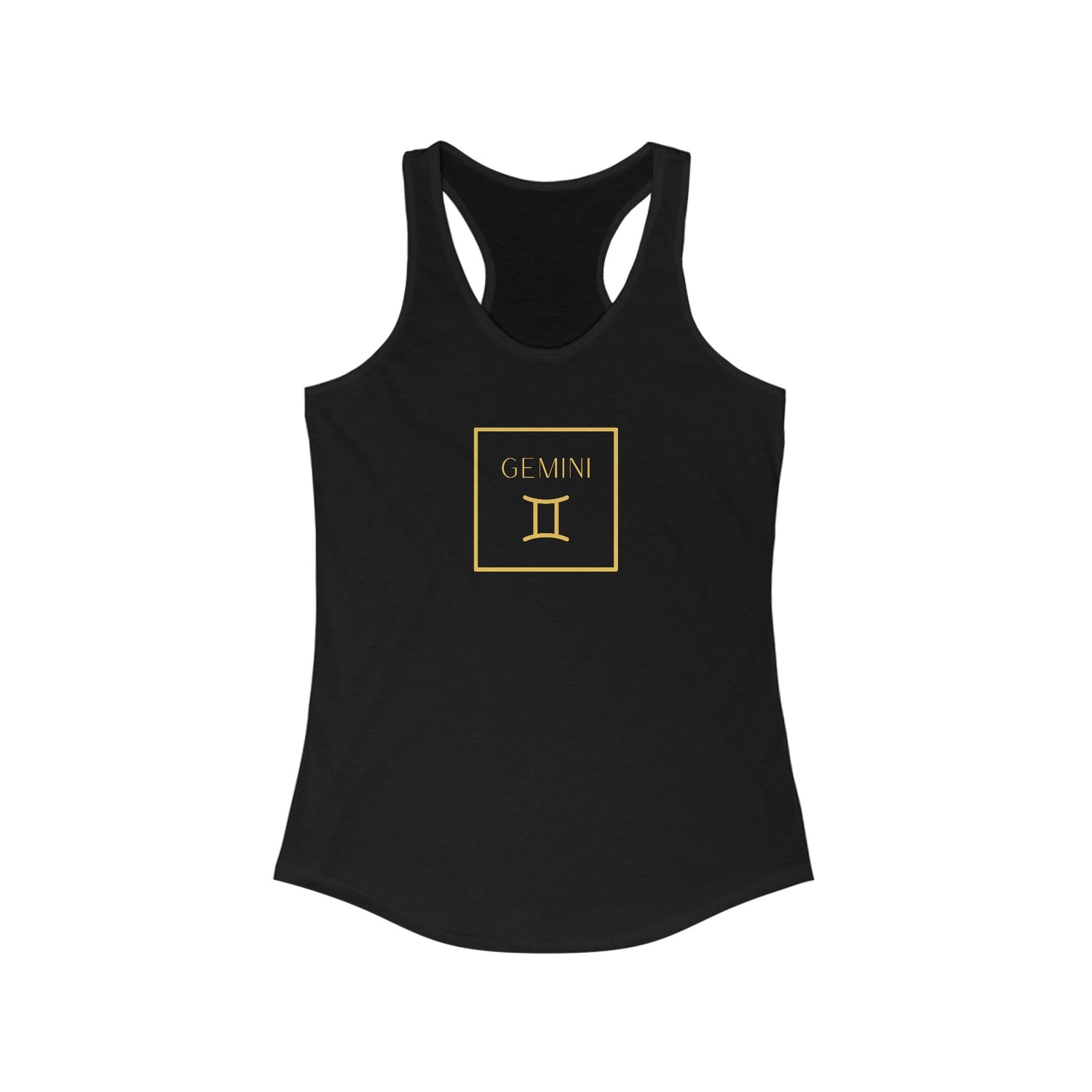 Gemini Zodiac Sign Racerback Tank Top