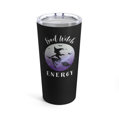 Bad Witch Energy 20oz Tumbler | Trendy Insulated Cup for Spooky Season Sips