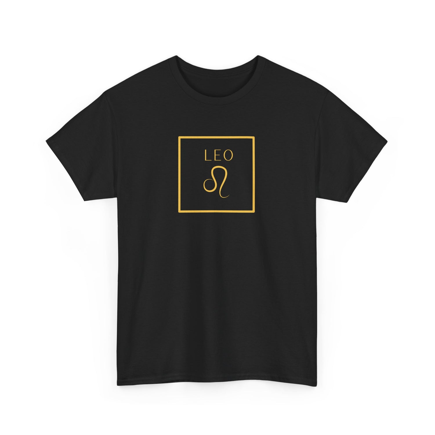 Leo Zodiac Black T-Shirt