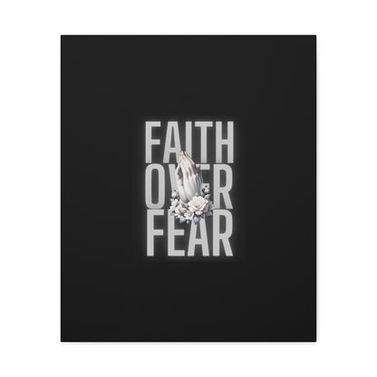 Faith over Fear Matte Canvas 1.25 in