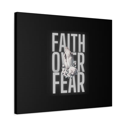 Faith over Fear Matte Canvas 1.25 in