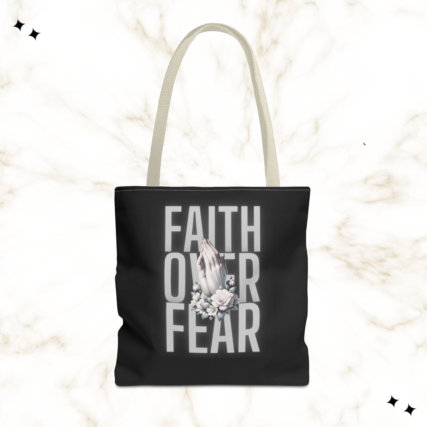 Faith Over Fear Tote Bag