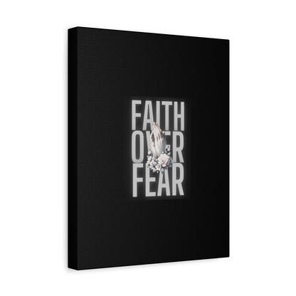 Faith over Fear Matte Canvas 1.25 in