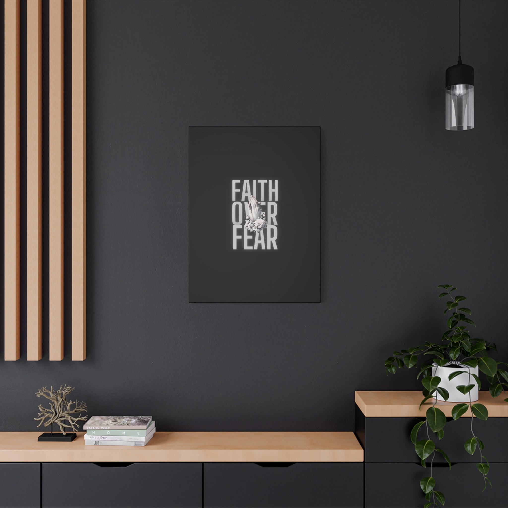 Faith over Fear Matte Canvas 1.25 in