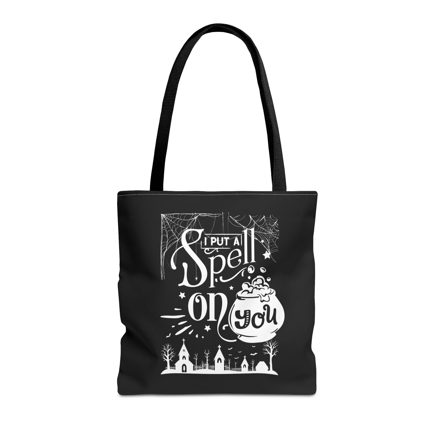 I Put a Spell on You Halloween Tote Bag - Spooky Chic Reusable Bag - Perfect Fall Accessory