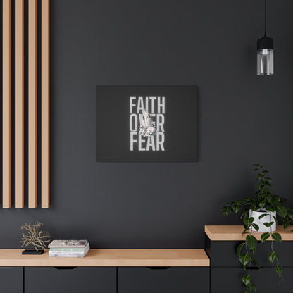 Faith over Fear Matte Canvas 1.25 in