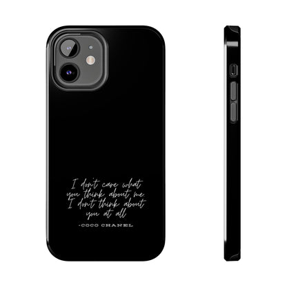 Chic Phone Cases, Fashionable Coco Chanel Quote Phone Case, Luxury Gift for Her, Designer Quote Phone Cover, Stylish Mobile Accessory