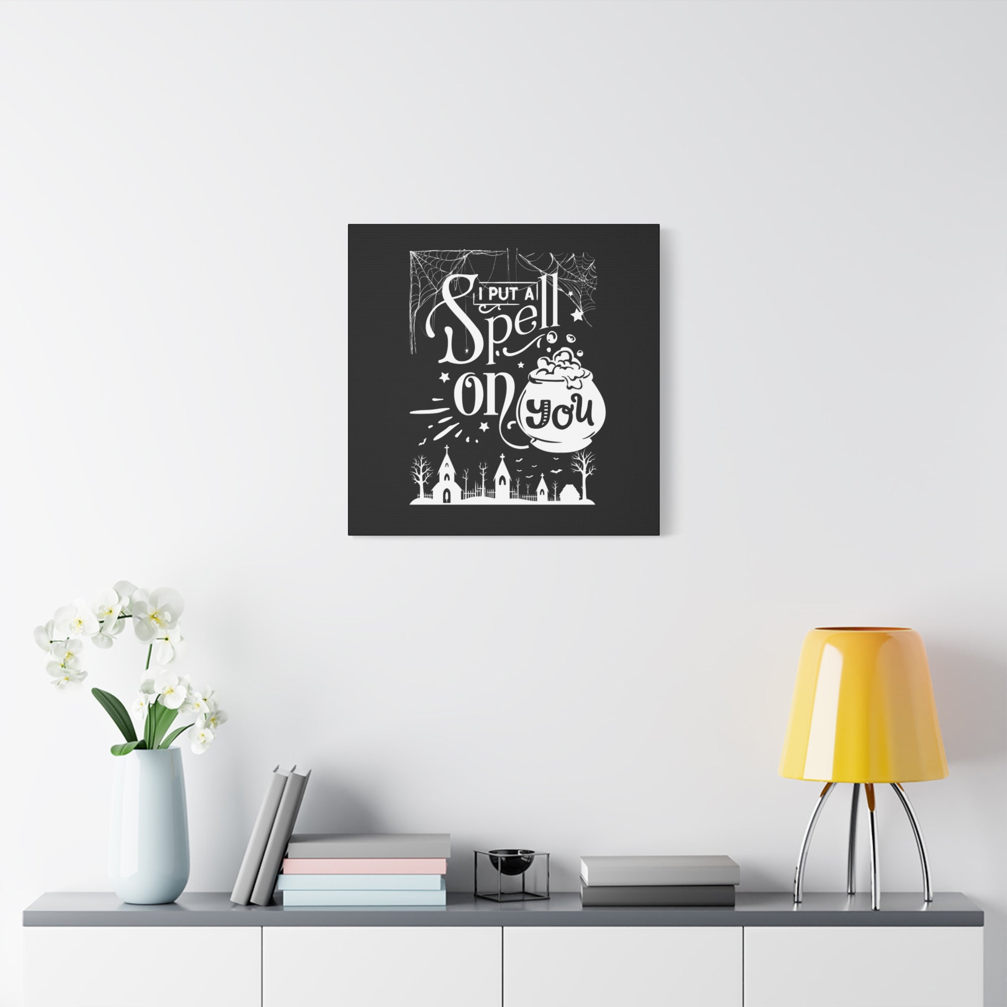 I Put a Spell on You Halloween Matte Canvas - Spooky Chic Wall Art - Perfect Fall Home Decor