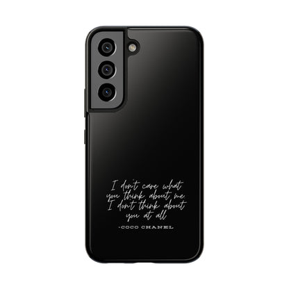 Chic Phone Cases, Fashionable Coco Chanel Quote Phone Case, Luxury Gift for Her, Designer Quote Phone Cover, Stylish Mobile Accessory