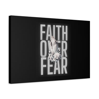 Faith over Fear Matte Canvas 1.25 in