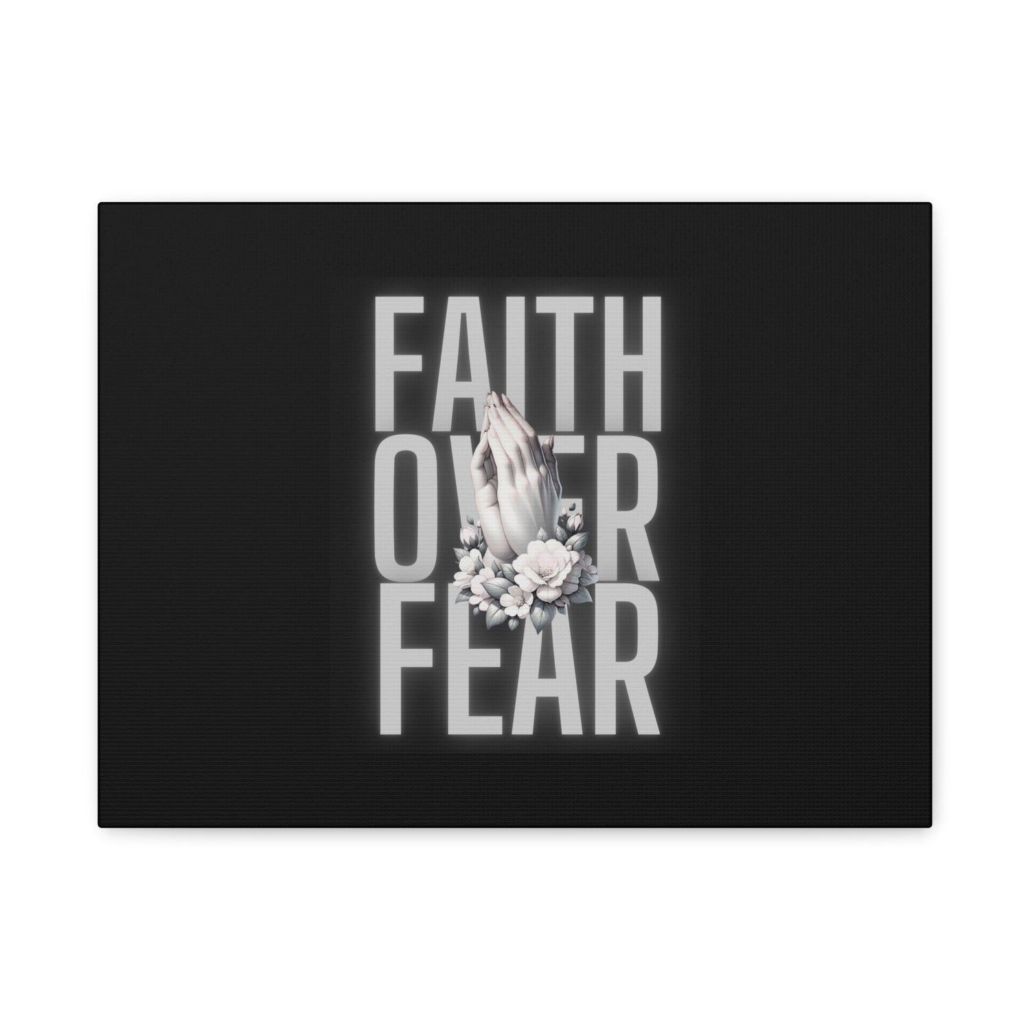 Faith over Fear Matte Canvas 1.25 in