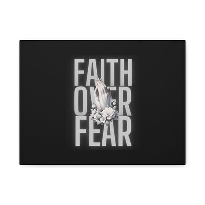 Faith over Fear Matte Canvas 1.25 in