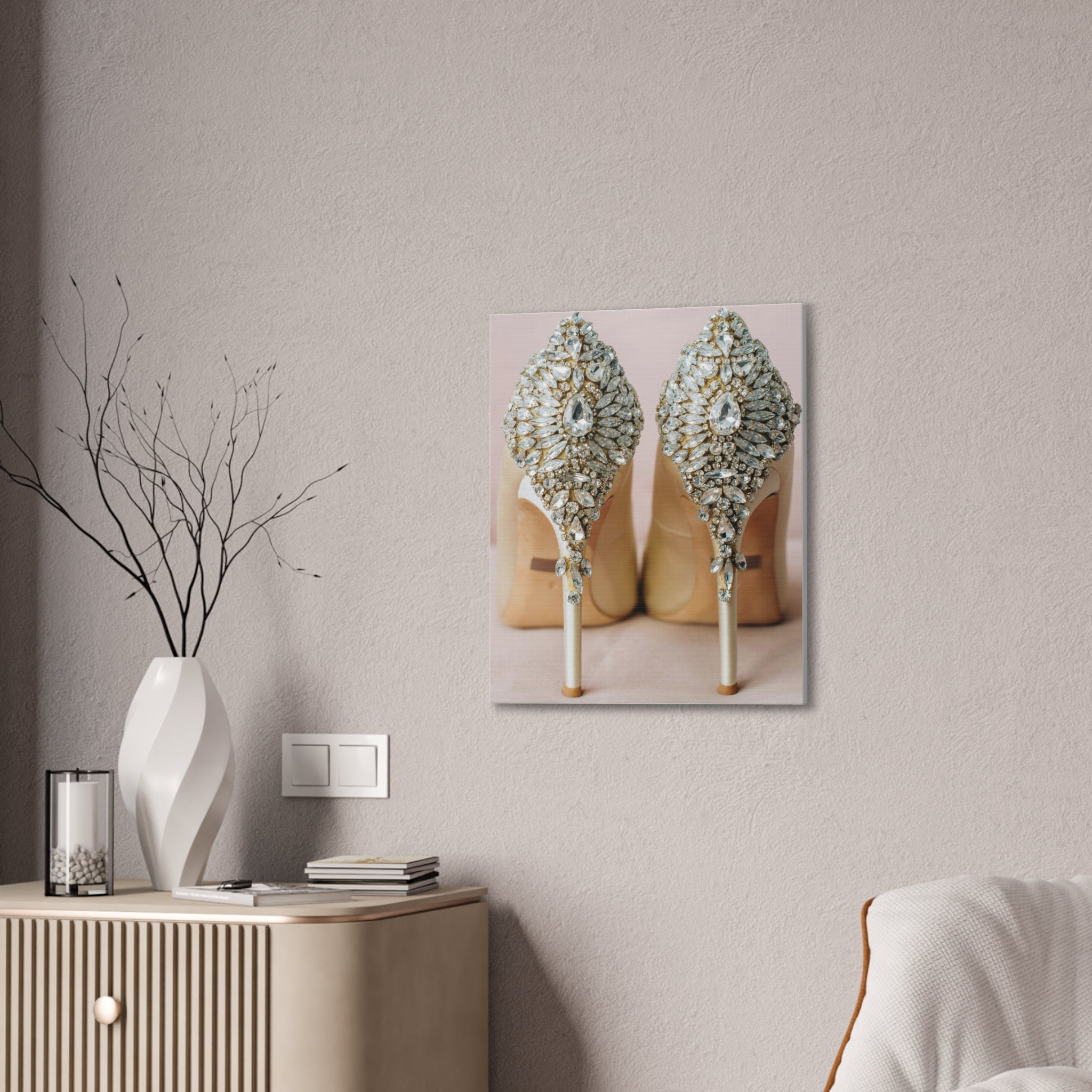 Elegant High Heel Canvas Art